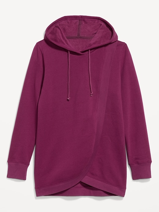 Image number 2 showing, Maternity Cross-Front Nursing Pullover Hoodie