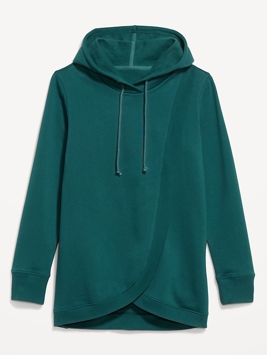 Image number 6 showing, Maternity Cross-Front Nursing Pullover Hoodie