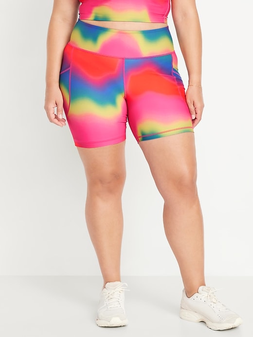 Image number 6 showing, PowerSoft Pocket Biker Shorts -- 6-inch inseam