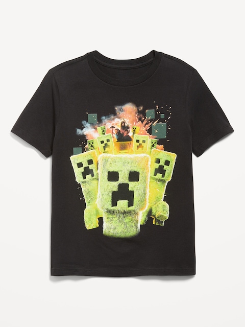 Minecraft™ Gender-Neutral Graphic T-Shirt for Kids