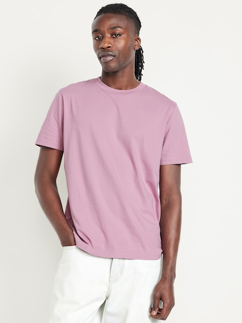 Crew-Neck T-Shirt - Rose Dawn