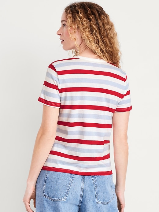 Image number 2 showing, EveryWear Crew-Neck Striped T-Shirt