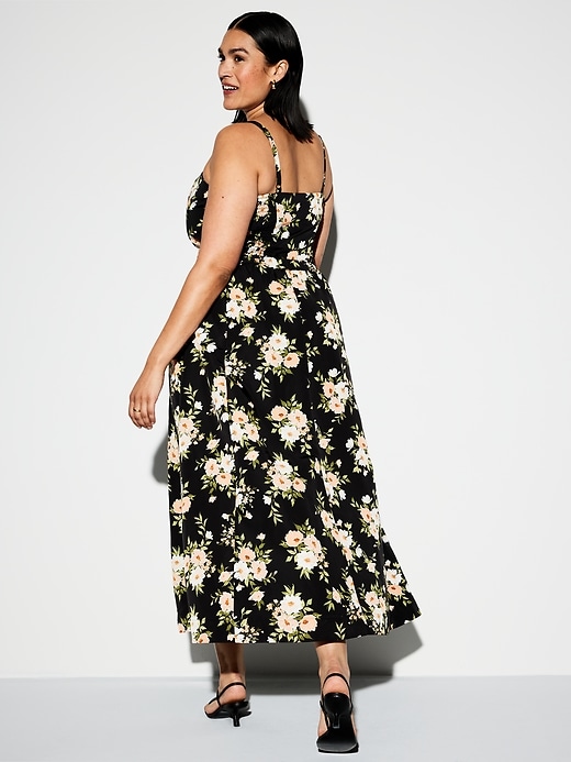 Image number 8 showing, The Occasion by Old Navy High-Waisted Taffeta Midi Skirt