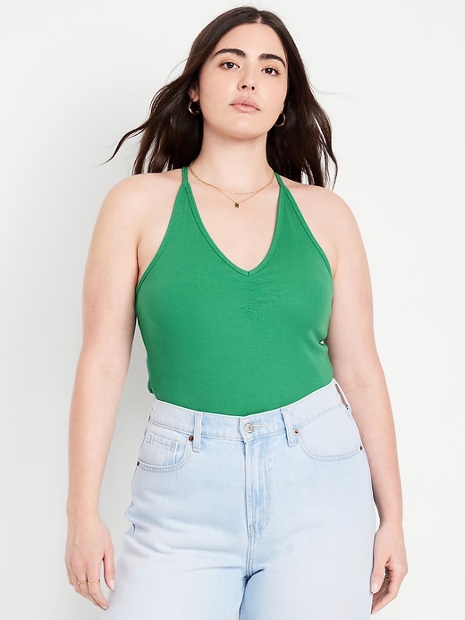 Image number 5 showing, Racerback Crop Tank Top