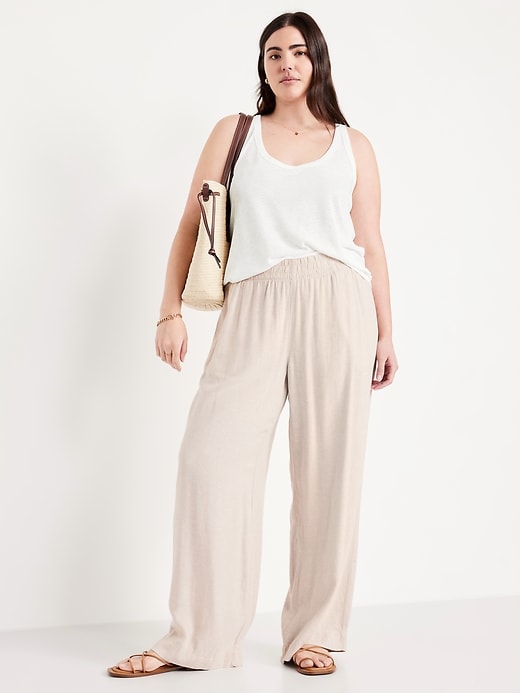 Image number 3 showing, Linen-Blend Tank Top