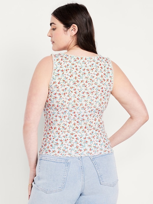 Image number 5 showing, Cinched Floral Tank Top