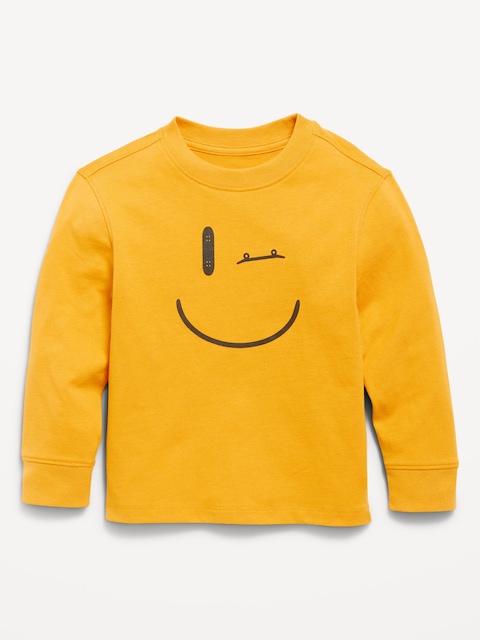 T-shirt épais à manches longues surdimensionné pour tout-petit garçon