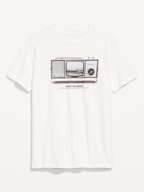 T-shirt ras du cou à imprimé