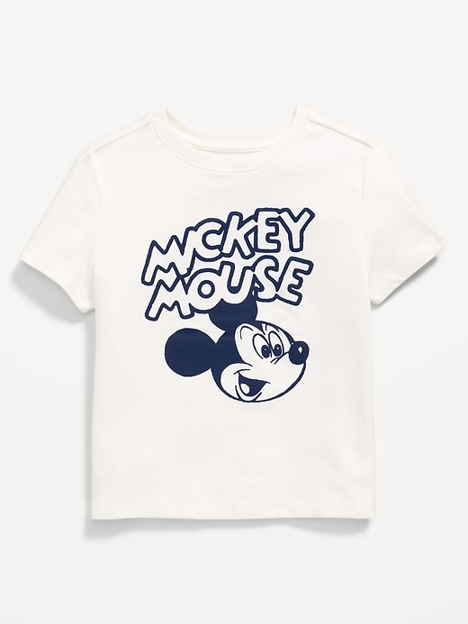 View large product image 1 of 2. Disney© Mickey Mouse Unisex Graphic T-Shirt for Toddler