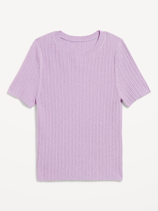 Image number 4 showing, Textured Bouclé T-Shirt
