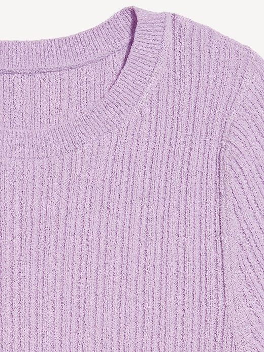 Image number 5 showing, Textured Bouclé T-Shirt