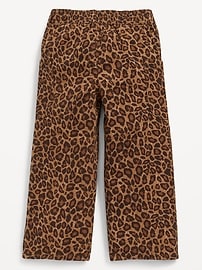 Image number 2 showing, Printed Pull-On Baggy Wide-Leg Cargo Twill for Toddler Girls