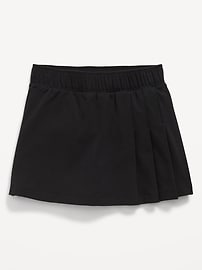 View large product image 4 of 6. High-Waisted PowerChill Pleated Performance Skort for Girls