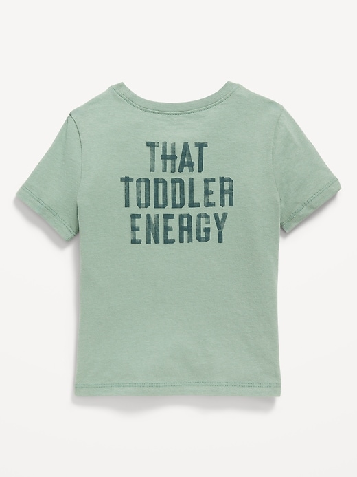 View large product image 2 of 2. Unisex Short-Sleeve Graphic T-Shirt for Toddler