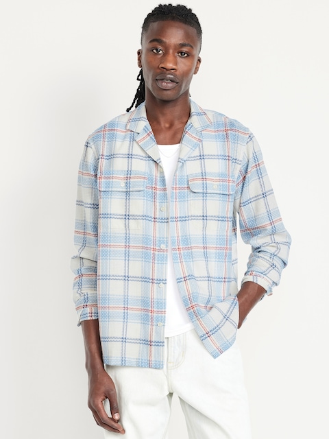 Lightweight Plaid Pocket Shirt