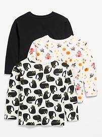 Image number 2 showing, Long-Sleeve T-Shirt 3-Pack for Toddler Girls