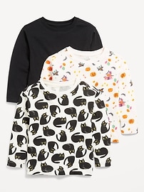 Image number 1 showing, Long-Sleeve T-Shirt 3-Pack for Toddler Girls