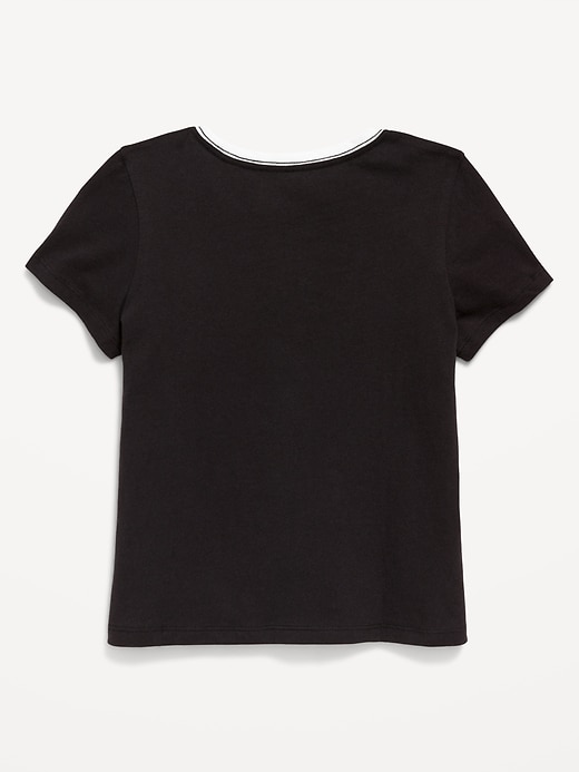 Image number 2 showing, Short-Sleeve Graphic T-Shirt for Girls
