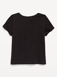 Image number 2 showing, Short-Sleeve Graphic T-Shirt for Girls