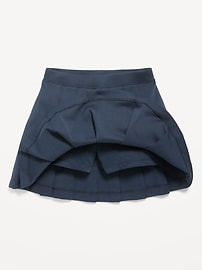 View large product image 5 of 5. School Uniform Ponte-Knit Pleated Skort for Girls