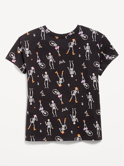 View large product image 2 of 2. Printed Softest Short-Sleeve T-Shirt for Girls