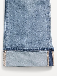 View large product image 4 of 4. High-Waisted Baggy Wide-Leg Jeans for Girls