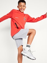 L'image numéro 1 présente Short Performance Go-Dry au-dessus du genou pour garçon