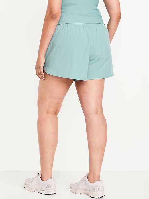 Image number 7 showing, Extra High-Waisted Crinkle Run Shorts -- 3-inch inseam