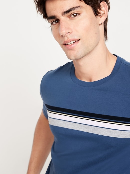 Image number 3 showing, Crew-Neck Striped T-Shirt