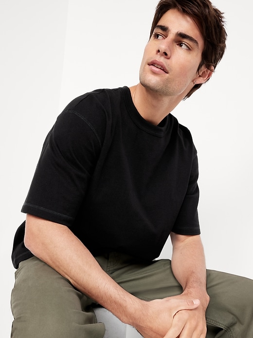 Image number 3 showing, Garment-Dyed Cropped T-Shirt