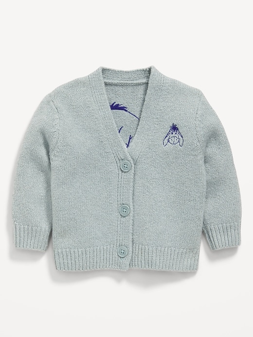 View large product image 1 of 2. Disney© Embroidered Graphic Cardigan Sweater for Baby
