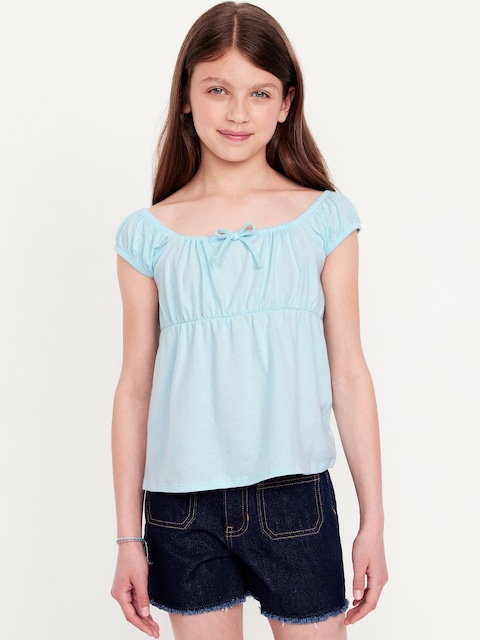 Printed Short-Sleeve Top for Girls