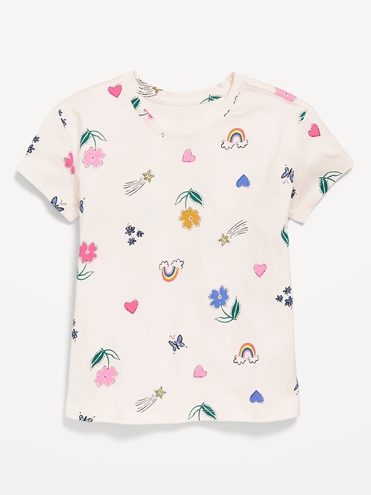View large product image 1 of 1. Printed Softest Short-Sleeve T-Shirt for Girls