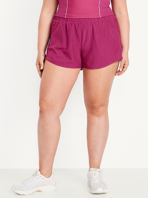 Image number 6 showing, Mid-Rise StretchTech Run Shorts -- 3-inch inseam