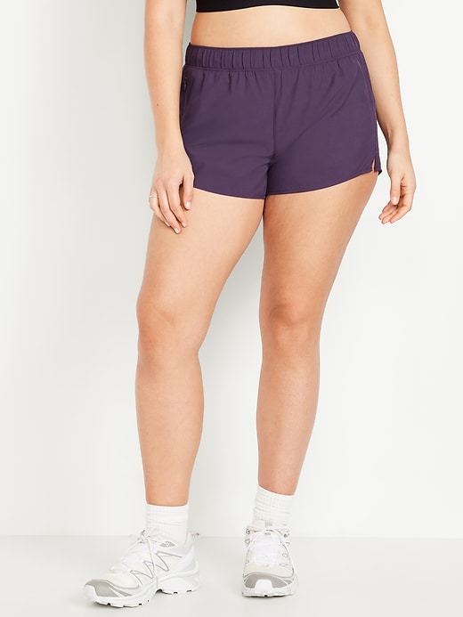 Image number 4 showing, Mid-Rise StretchTech Run Shorts -- 3-inch inseam