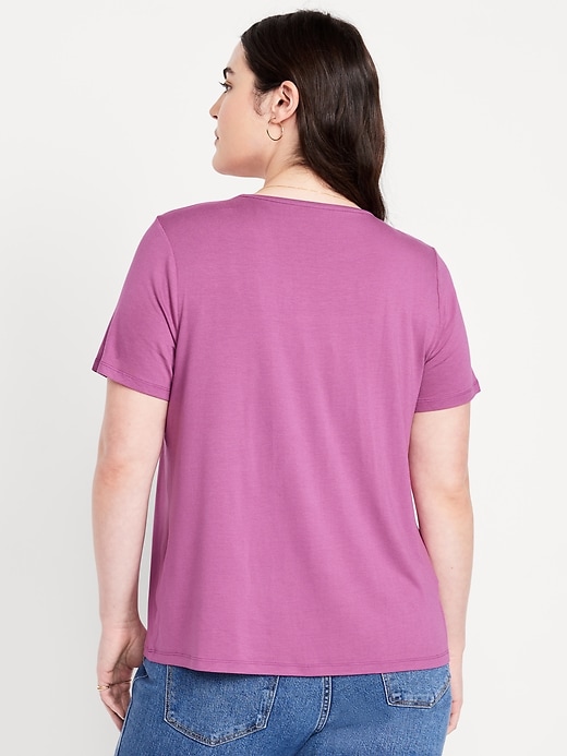 Image number 5 showing, Luxe Crew-Neck T-Shirt