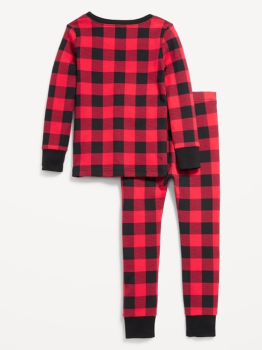 View large product image 2 of 2. Snug-Fit Printed Pajama Set for Toddler & Baby