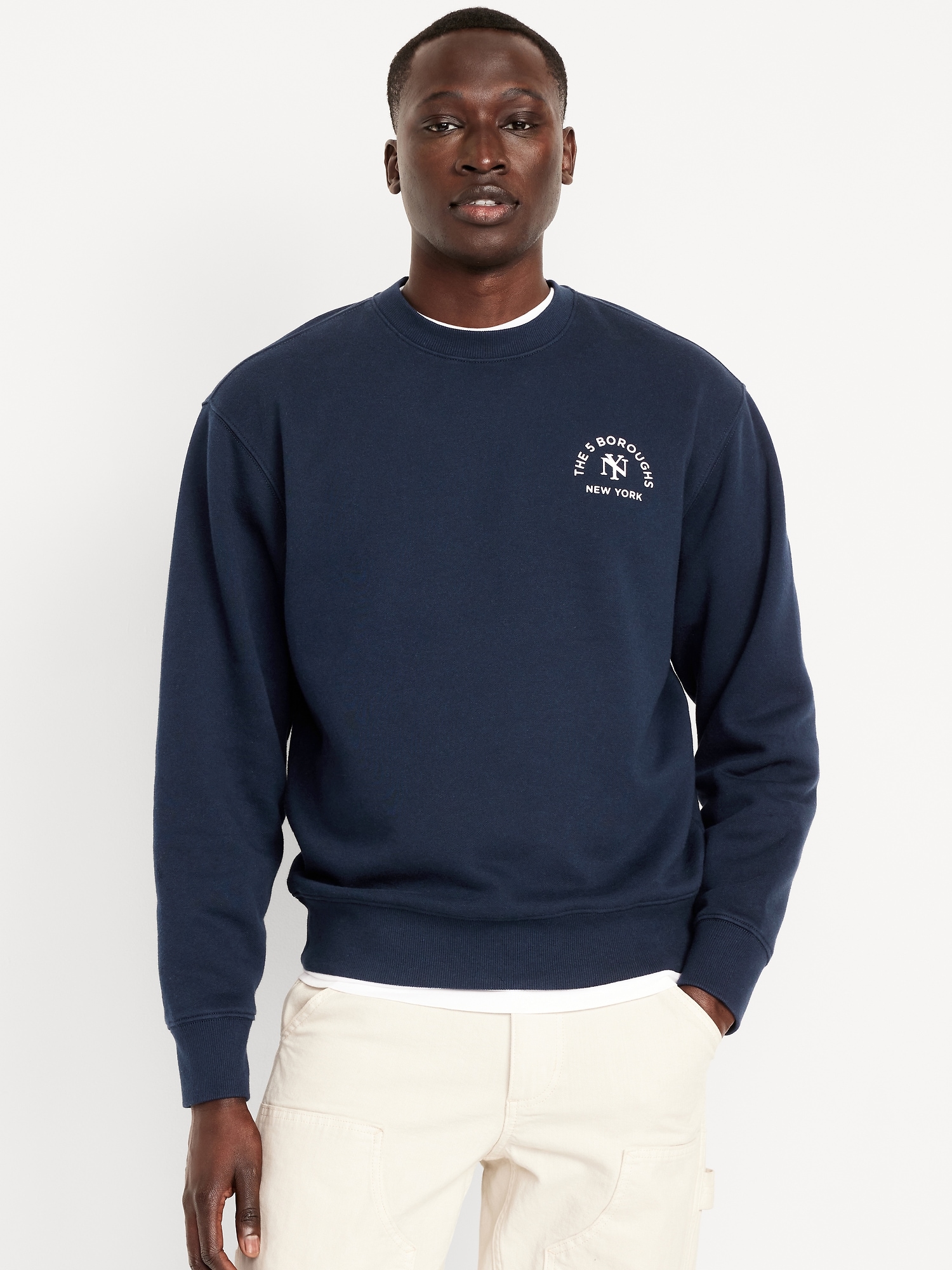 Loose Essential Graphic Sweatshirt