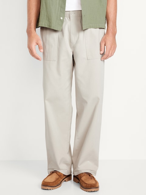 Pantalon de travail coupe généreuse en sergé ultra-doux