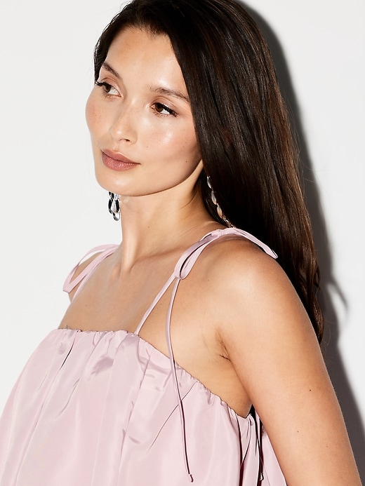 Image number 5 showing, The Occasion by Old Navy Taffeta Bubble Mini Dress
