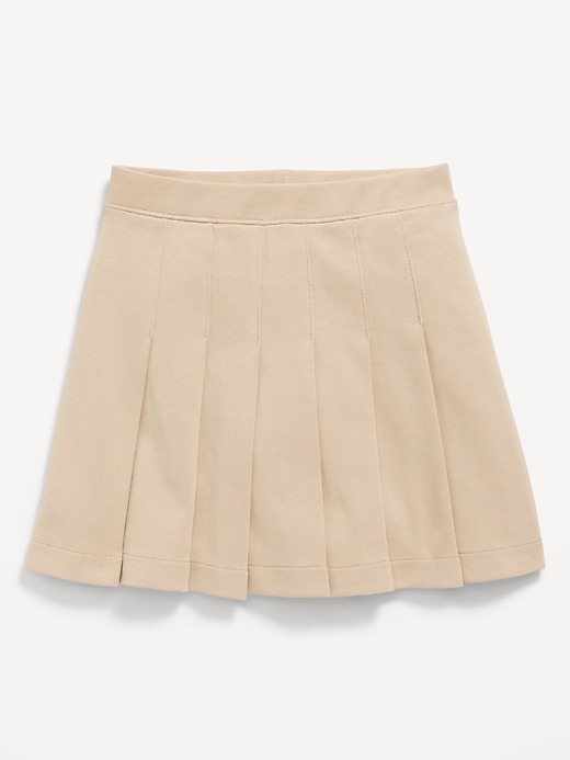 View large product image 1 of 3. School Uniform Ponte-Knit Pleated Skort for Girls