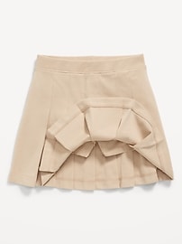 View large product image 3 of 3. School Uniform Ponte-Knit Pleated Skort for Girls
