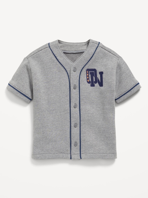 Chemise de baseball surdimensionnée en molleton pour tout-petit garçon