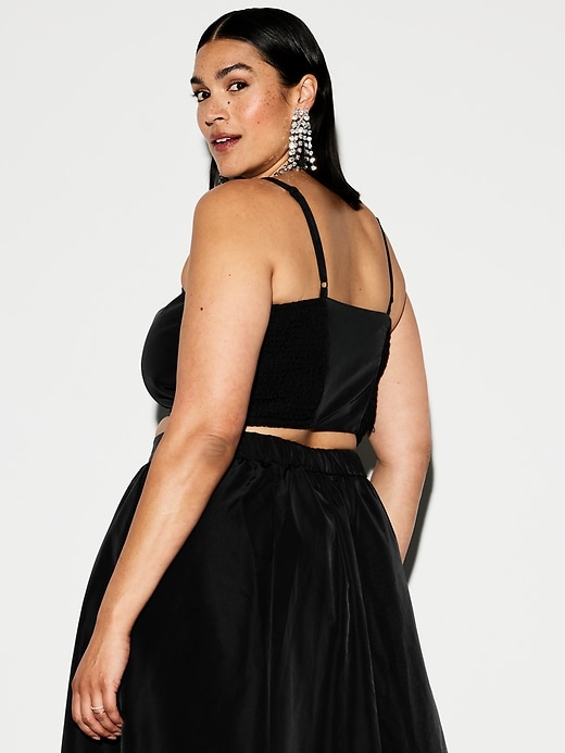 Image number 10 showing, The Occasion by Old Navy Taffeta Cropped Tank Top