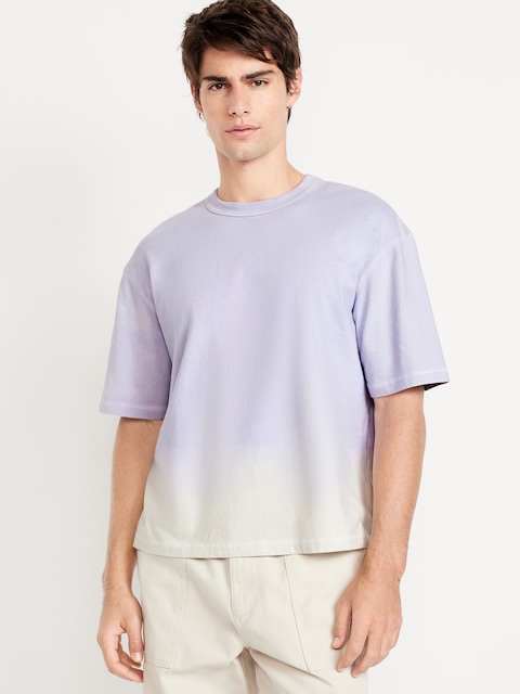 Garment-Dyed Cropped T-Shirt