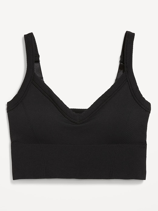 Image number 4 showing, Light Support Fluid Seamless Longline Sports Bra
