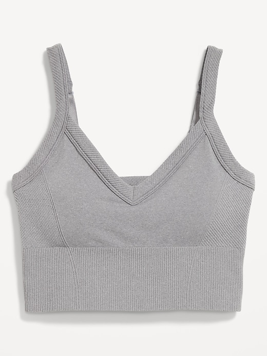 Image number 6 showing, Light Support Fluid Seamless Longline Sports Bra