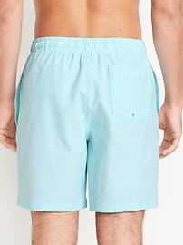 Image number 2 showing, Seersucker Swim Trunks -- 7-inch inseam