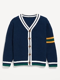 Image number 1 showing, Oversized Cardigan Sweater for Toddler Boys