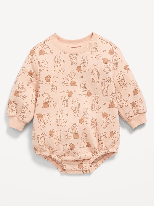 View large product image 1 of 1. Disney© Long-Sleeve Fleece One-Piece Romper for Baby